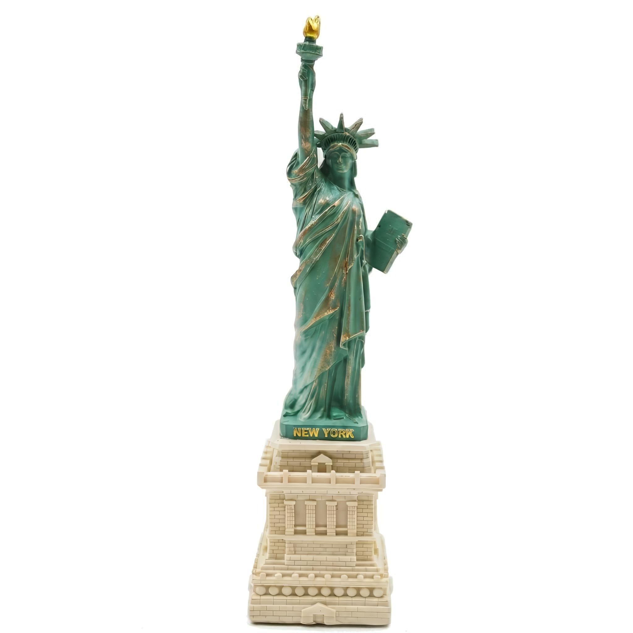 ZIZO Estátua da Liberdade Réplica New York City Landmark Lembrança